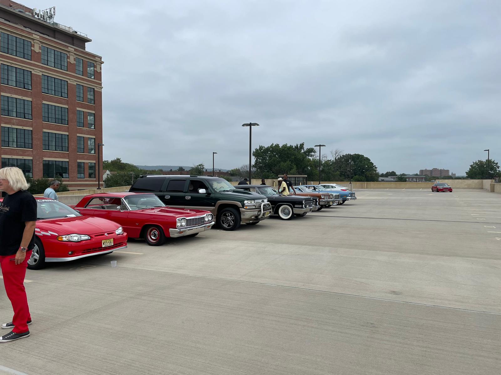 Cars in Parkway Lofts Parking Lot